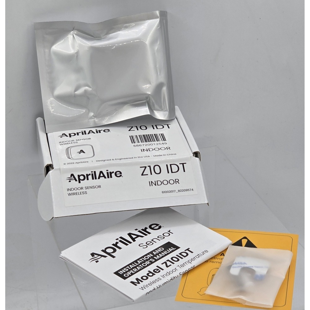 AprilAire Z10 IDT Wireless Indoor Sensor White Indoor Only Model 2022 *NEW*